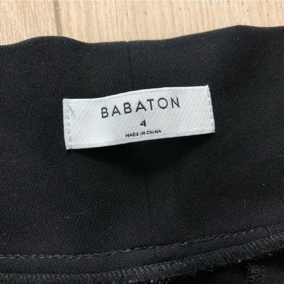 Aritzia Babaton Jermaine Pants Made with Japanese Fabric in Black Size 4 - Picture 12 of 16